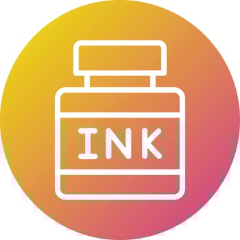 Ink Vector Icon Design Illustration