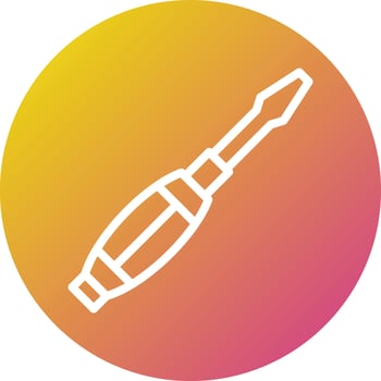 Screwdriver Vector Icon Design Illustration