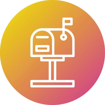 Letterbox Vector Icon Design Illustration