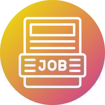 Posting Vector Icon Design Illustration