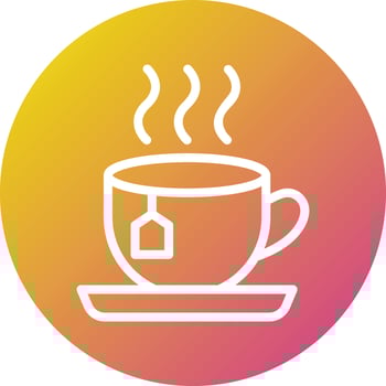 Tea Cup Vector Icon Design Illustration