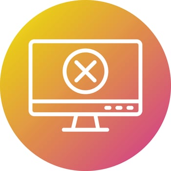 Prohibitation Vector Icon Design Illustration