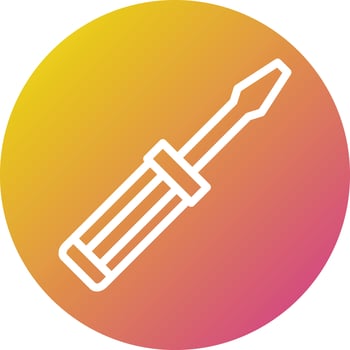 Screwdriver Vector Icon Design Illustration