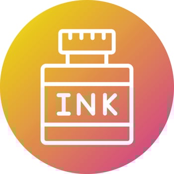 Ink Vector Icon Design Illustration
