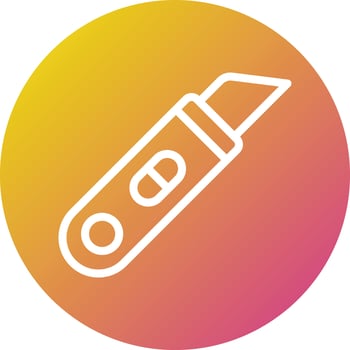 Cutter Vector Icon Design Illustration