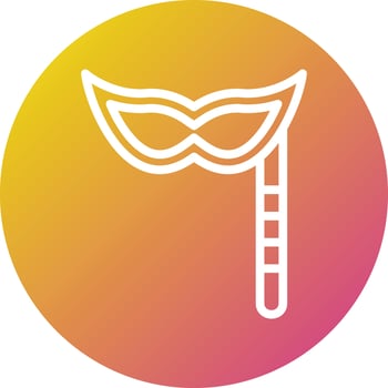 Mask Vector Icon Design Illustration