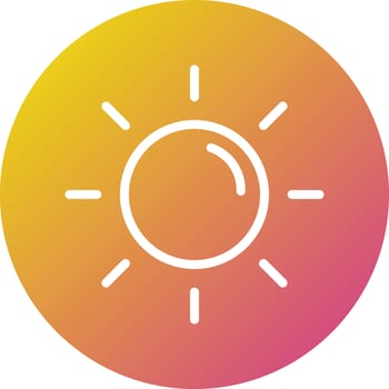 Sun Vector Icon Design Illustration