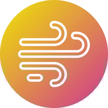 Wind Vector Icon Design Illustration