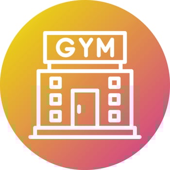 Gym Vector Icon Design Illustration