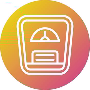 Weight Vector Icon Design Illustration