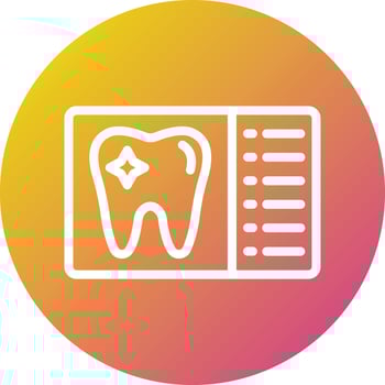 X Ray Vector Icon Design Illustration