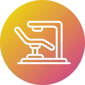 Dentist Chair Vector Icon Design Illustration