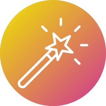 Magic Wand Vector Icon Design Illustration
