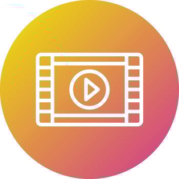 Video Vector Icon Design Illustration