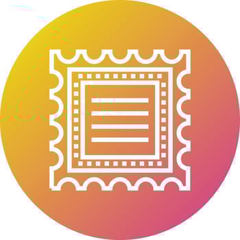 Stamp Vector Icon Design Illustration