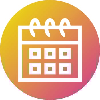 Calendar Schedule Vector Icon Design Illustration