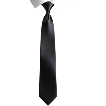 Men Black tie. AI Generative png
