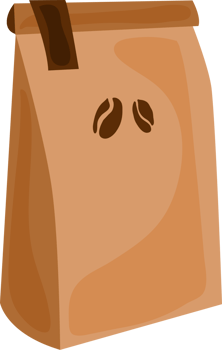 a coffee packaging png