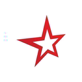 Star icon Template vector