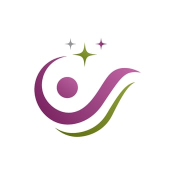 Human character logo sign vector