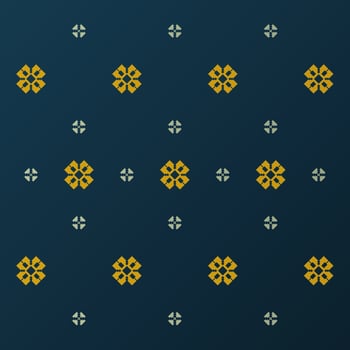 Bunga Melor Brunei Traditional Pattern vector