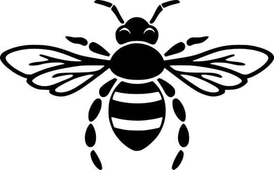 Bee - High Quality Vector Logo - Vector illustration ideal for T-shirt graphic