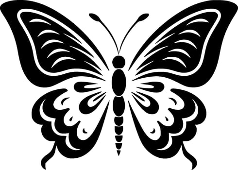 Butterfly - Minimalist and Flat Logo - Vector illustration