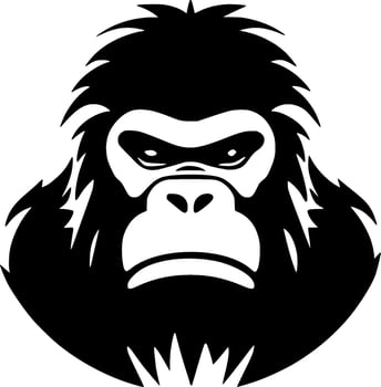 Gorilla - High Quality Vector Logo - Vector illustration ideal for T-shirt graphic