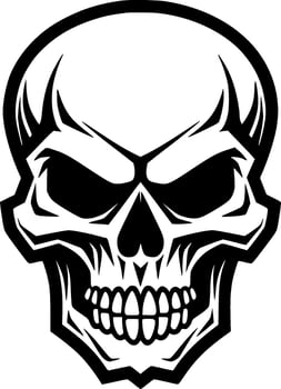 Skull - High Quality Vector Logo - Vector illustration ideal for T-shirt graphic