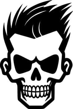 Skull - High Quality Vector Logo - Vector illustration ideal for T-shirt graphic