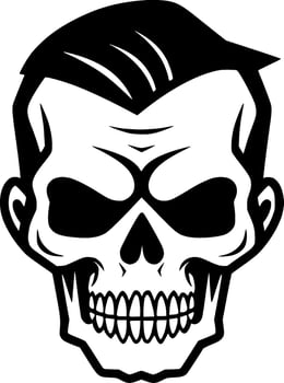 Skull - High Quality Vector Logo - Vector illustration ideal for T-shirt graphic