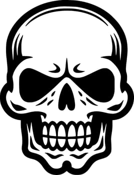 Skull - High Quality Vector Logo - Vector illustration ideal for T-shirt graphic