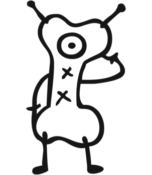 Black Line Monster png
