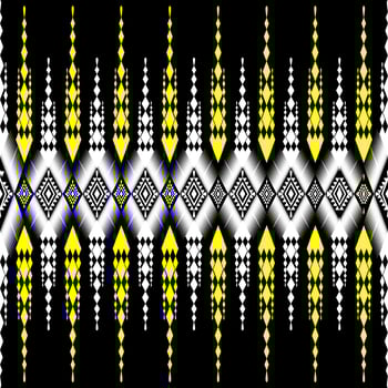Geometric ethnic pattern traditional Design for background, carpet, wallpaper, clothing, wrapping, Batik, fabric vector