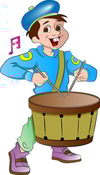 Little Drummer Boy, illustration vector
