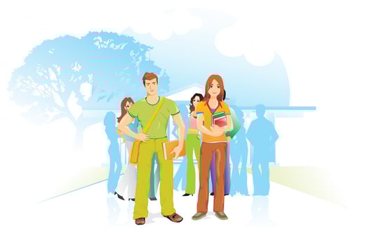 People for the environment, illustration vector