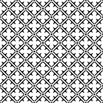 Black seamless abstract pattern. Overlay for background and backdrop. Ornamental design. PNG graphic illustration with transparent background.