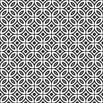 Black seamless abstract pattern. Overlay for background and backdrop. Ornamental design. PNG graphic illustration with transparent background.