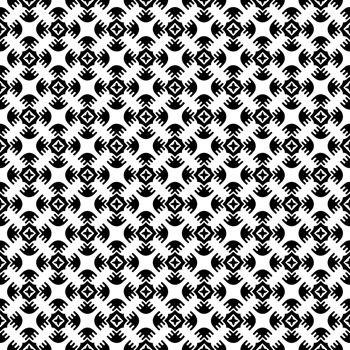 Black seamless abstract pattern. Overlay for background and backdrop. Ornamental design. PNG graphic illustration with transparent background.