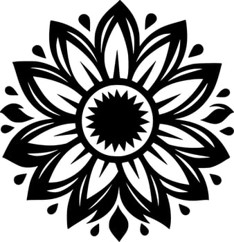 Flower - High Quality Vector Logo - Vector illustration ideal for T-shirt graphic