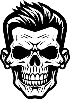 Skull - High Quality Vector Logo - Vector illustration ideal for T-shirt graphic