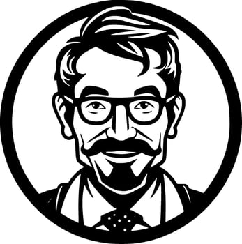 Teacher, Minimalist and Simple Silhouette - Vector illustration