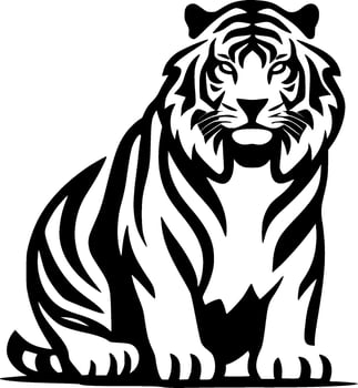 Tiger - High Quality Vector Logo - Vector illustration ideal for T-shirt graphic