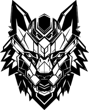 Wolf - Minimalist and Flat Logo - Vector illustration
