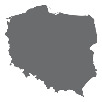 Poland map. Map of Poland in high details png