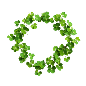 Ireland Four leaf Clover Shamrock Ai Generative png