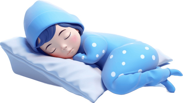 Sleep png with AI generated.