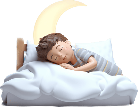 Sleep png with AI generated.
