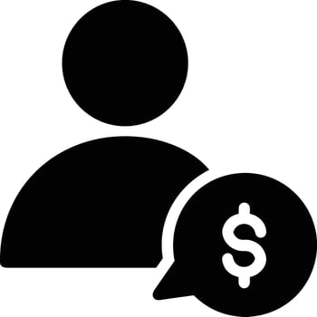 Money exchange payment icon symbol vector image. Illustration of the dollar currency coin graphic design image