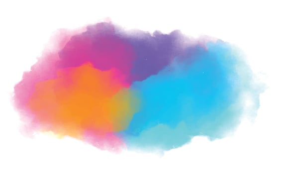 Watercolor effect vector stains. Grunge splatter. Rainbow colors grunge splash. Color explosion. Paint stains. Ink spots. Colorful splatter. Watercolor drops. Grunge colorful paint overlay.